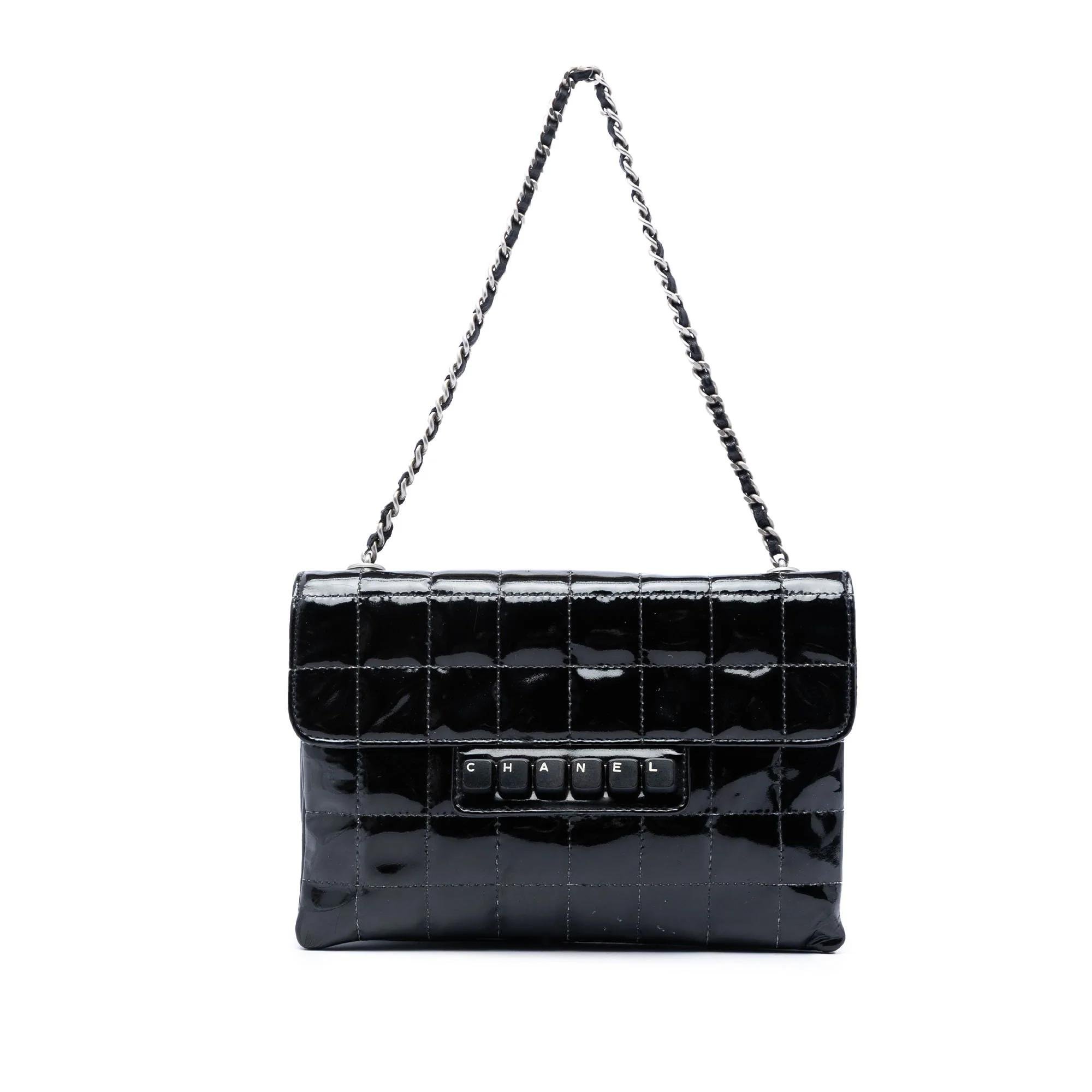 Patent leather handbag