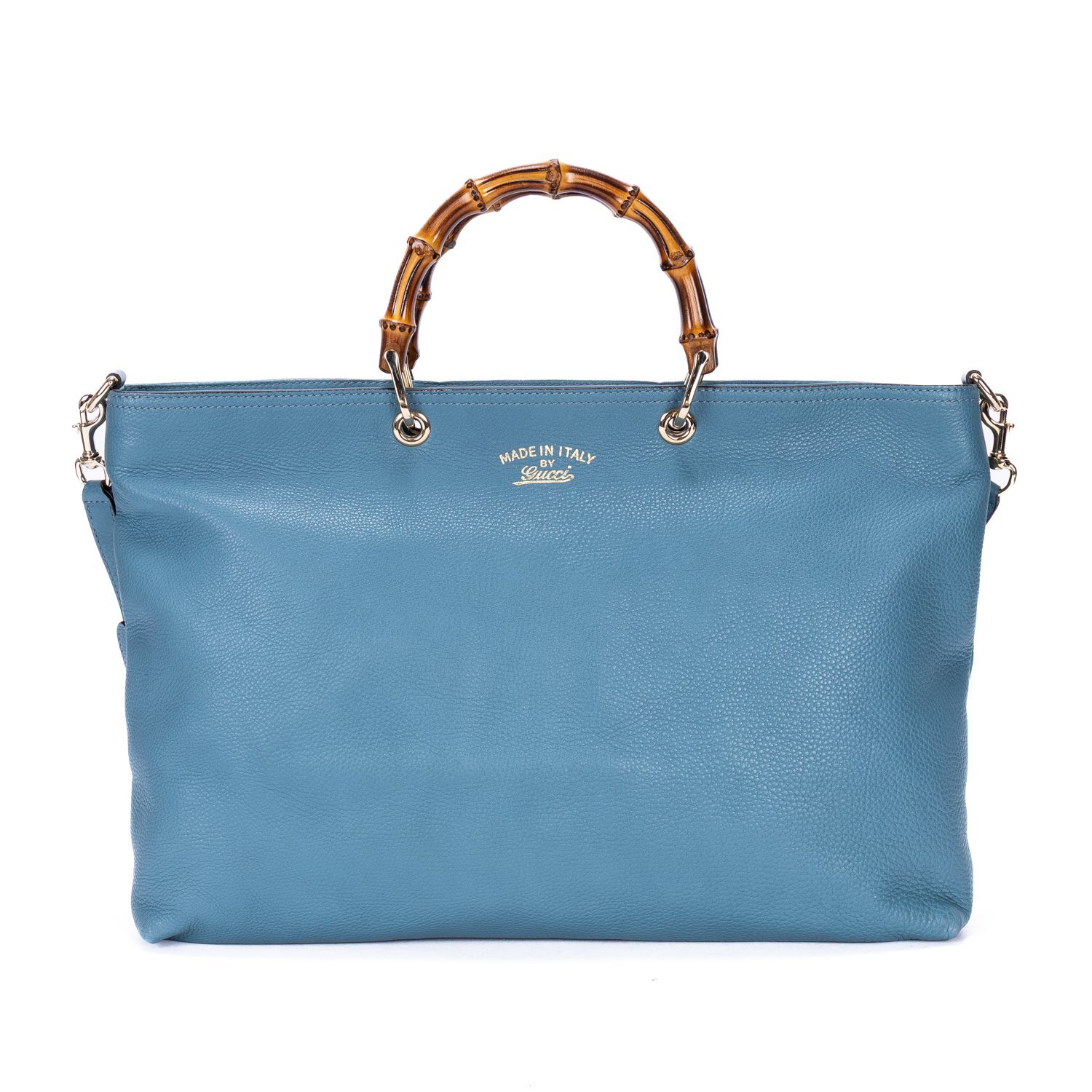 Bamboo leather handbag