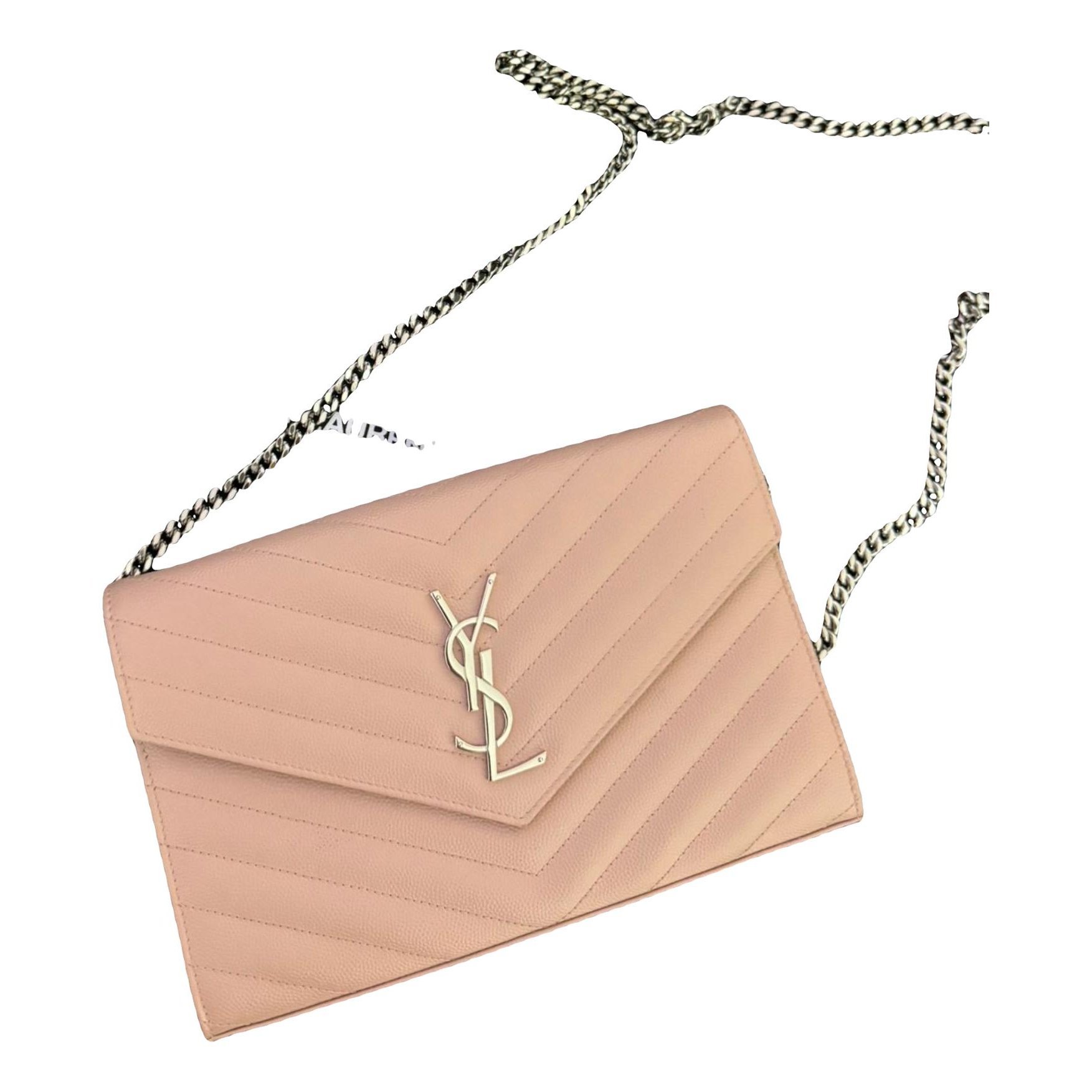 Leather clutch bag