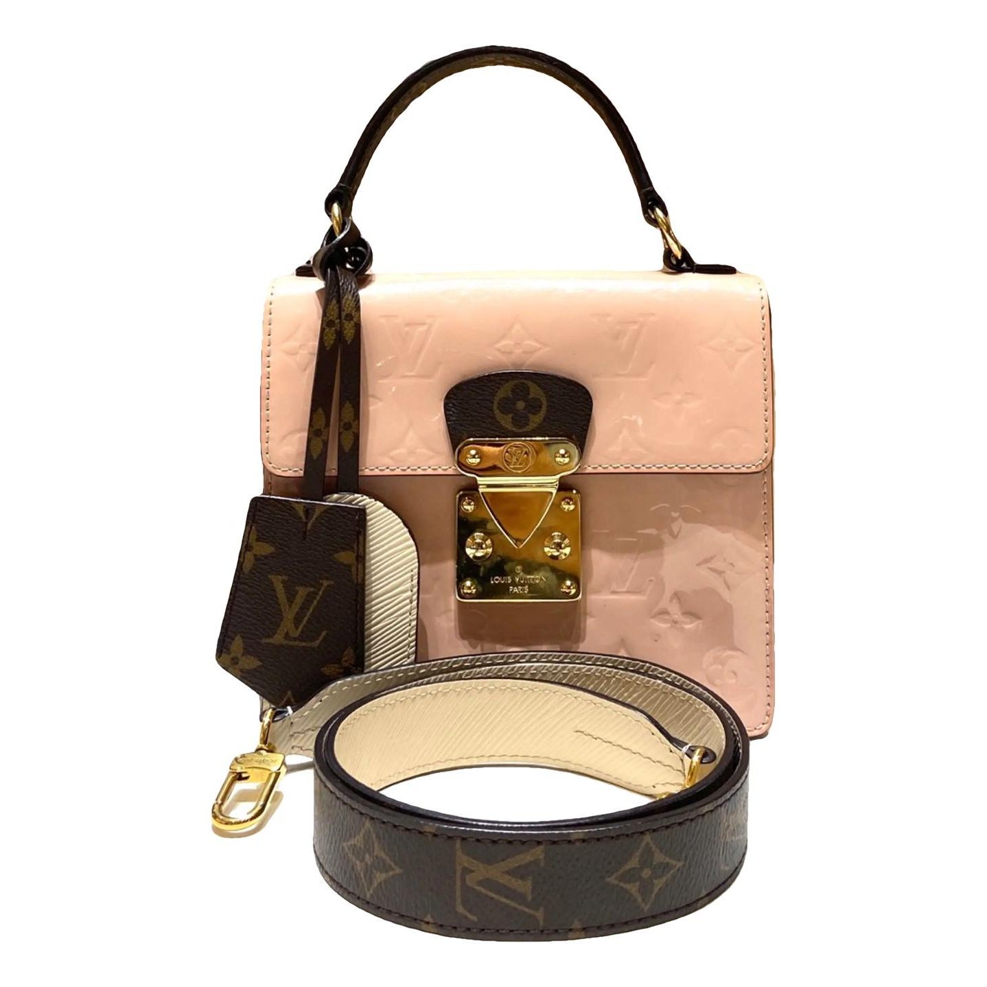 Spring street patent leather handbag