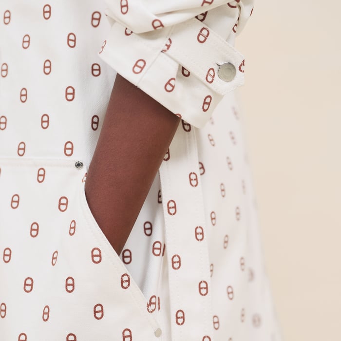 Marron Fauve "Chaine d'Ancre" Parka