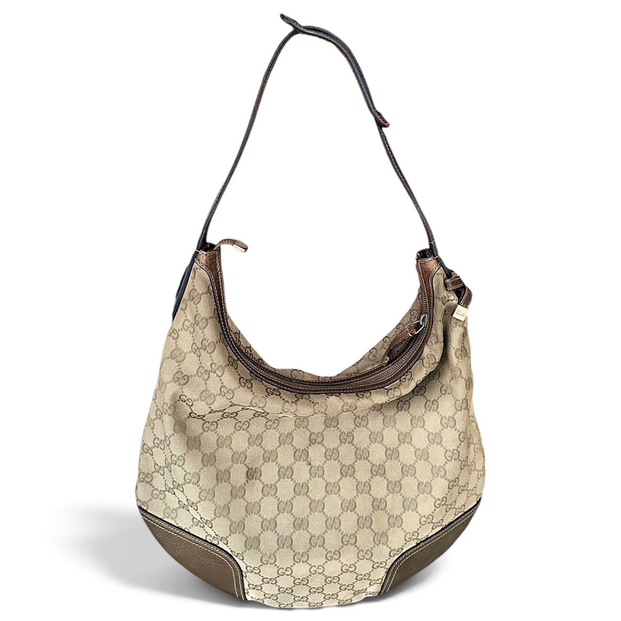 Hobo leather handbag