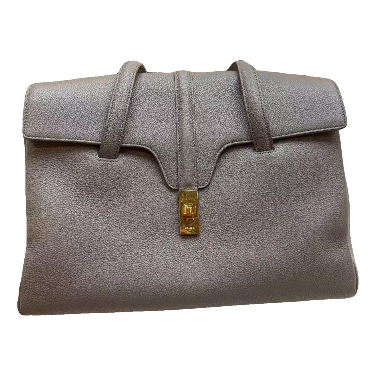 Leather handbag
