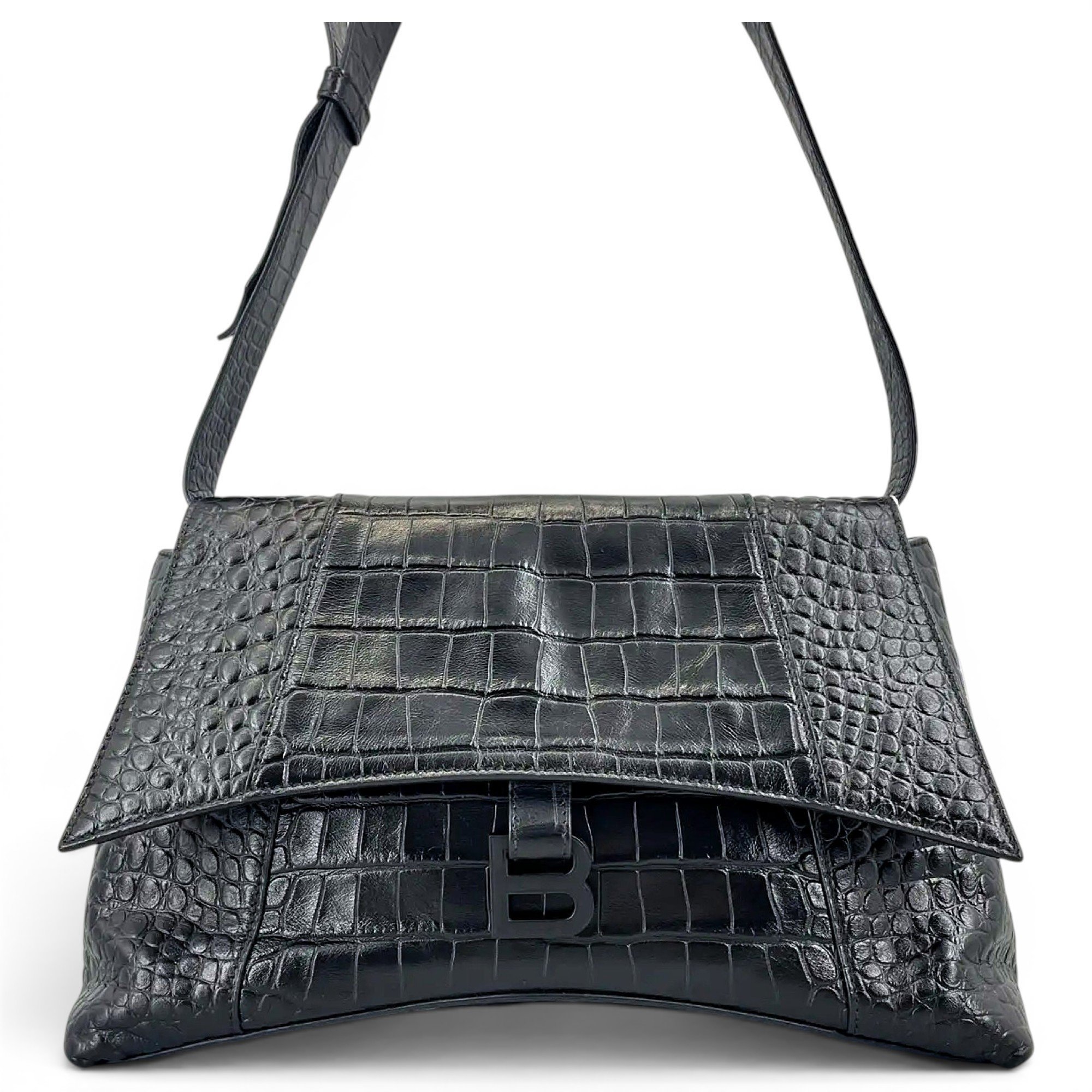 Balenciaga Hourglass leather handbag