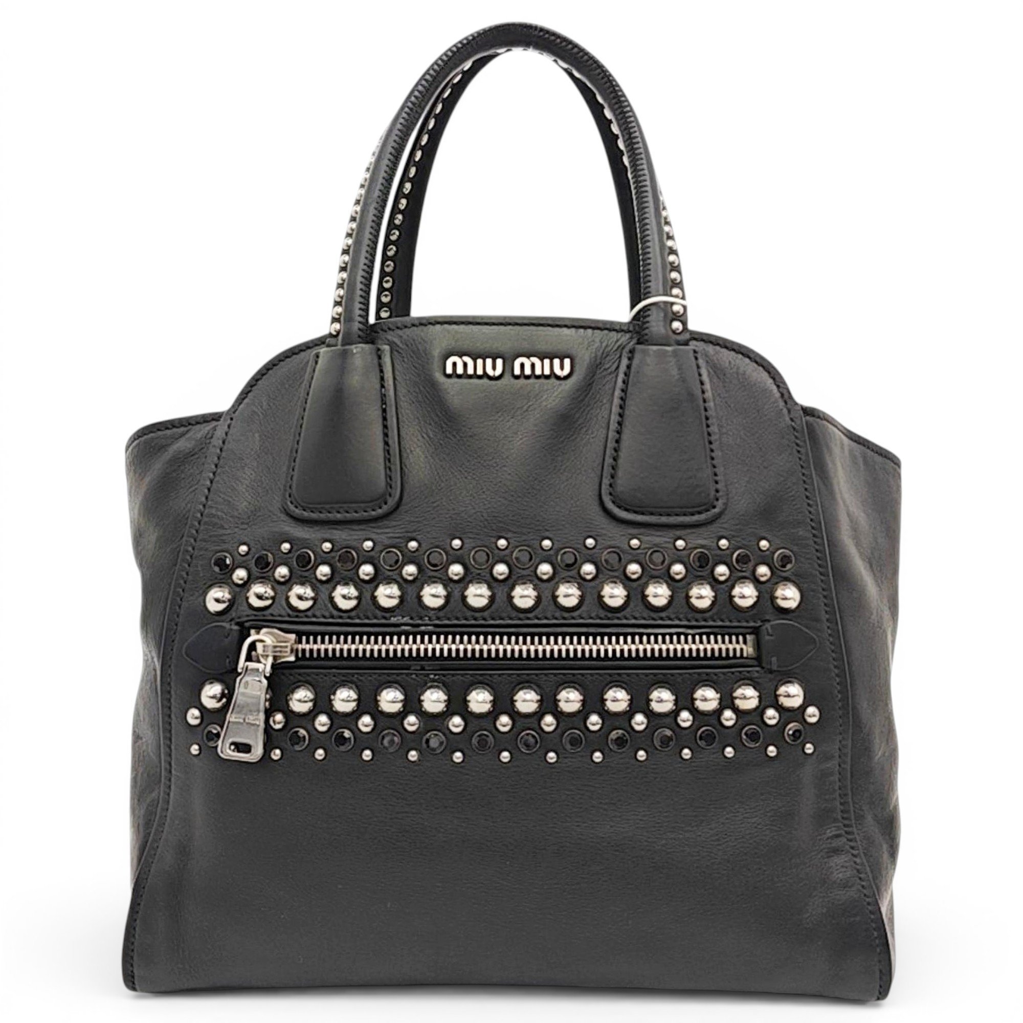 Leather tote