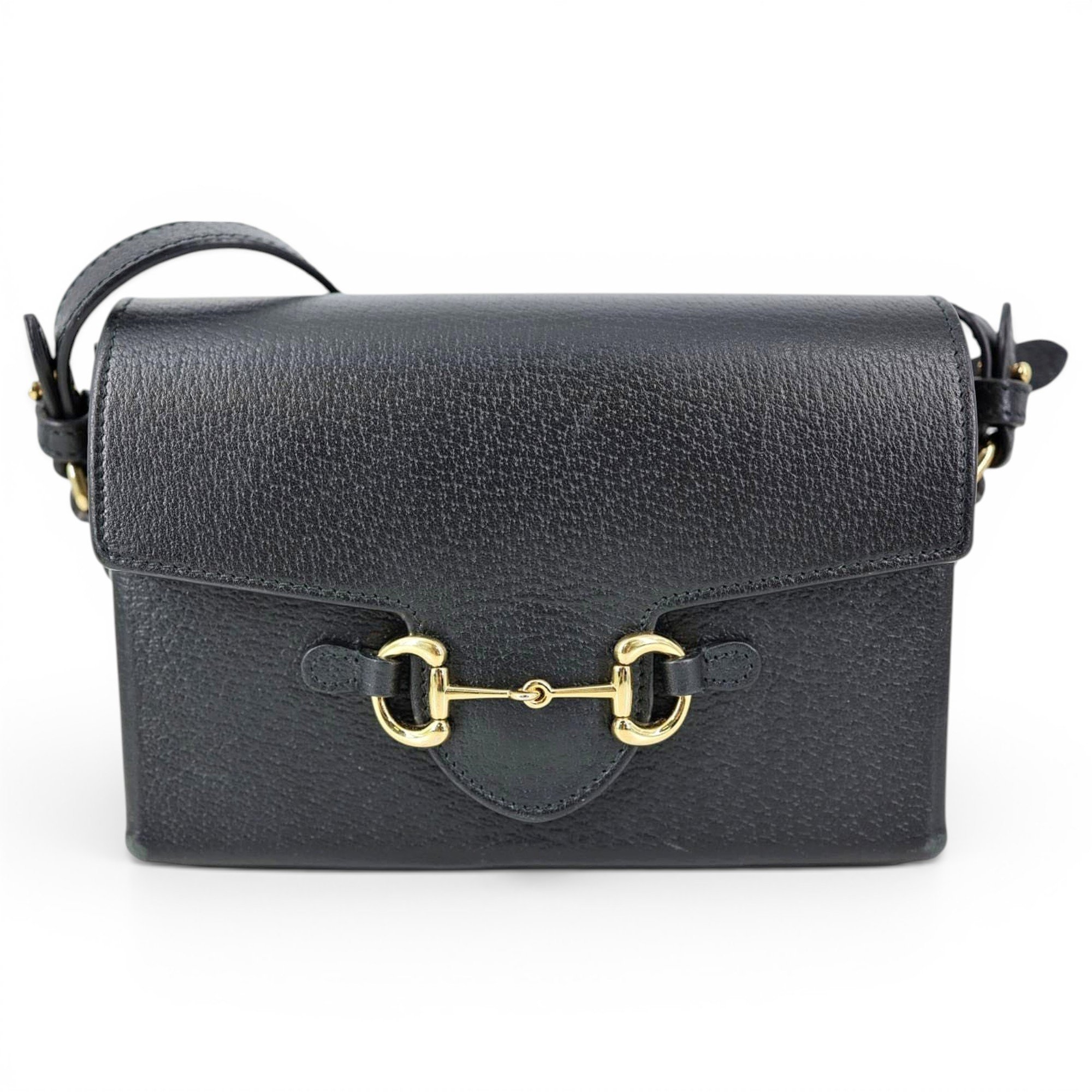 Horsebit 1955 Flap leather handbag