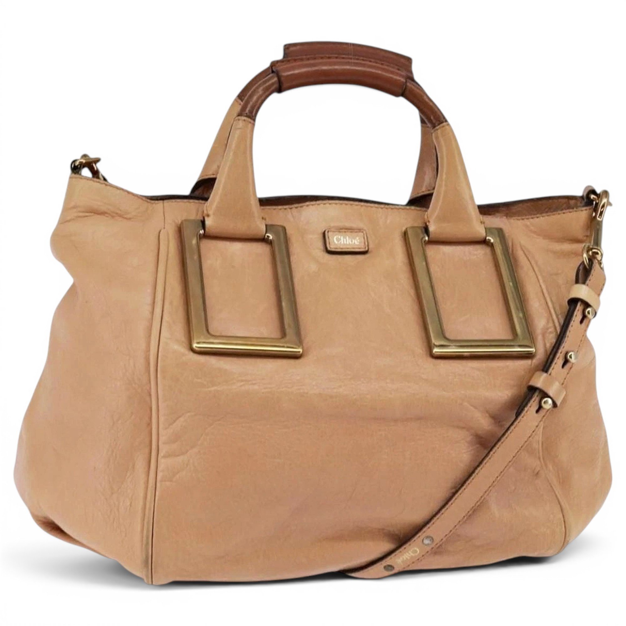 Leather handbag