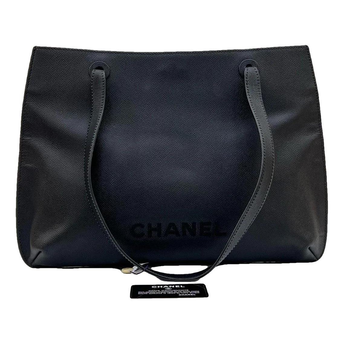 Leather tote
