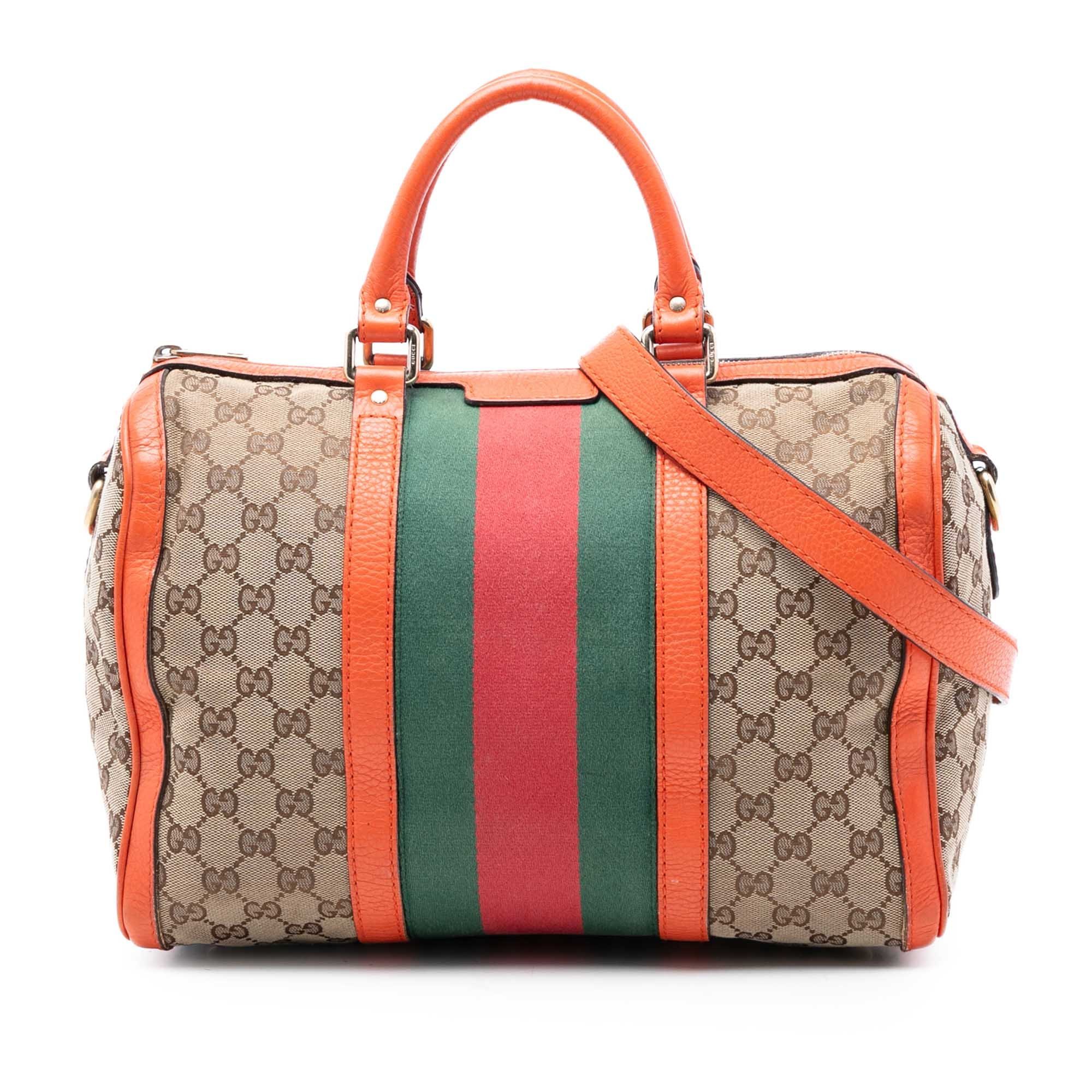 Boston leather handbag