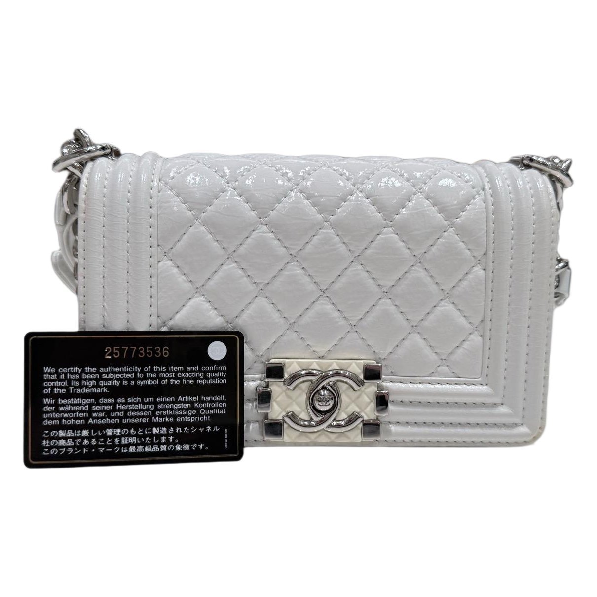 Boy leather crossbody bag