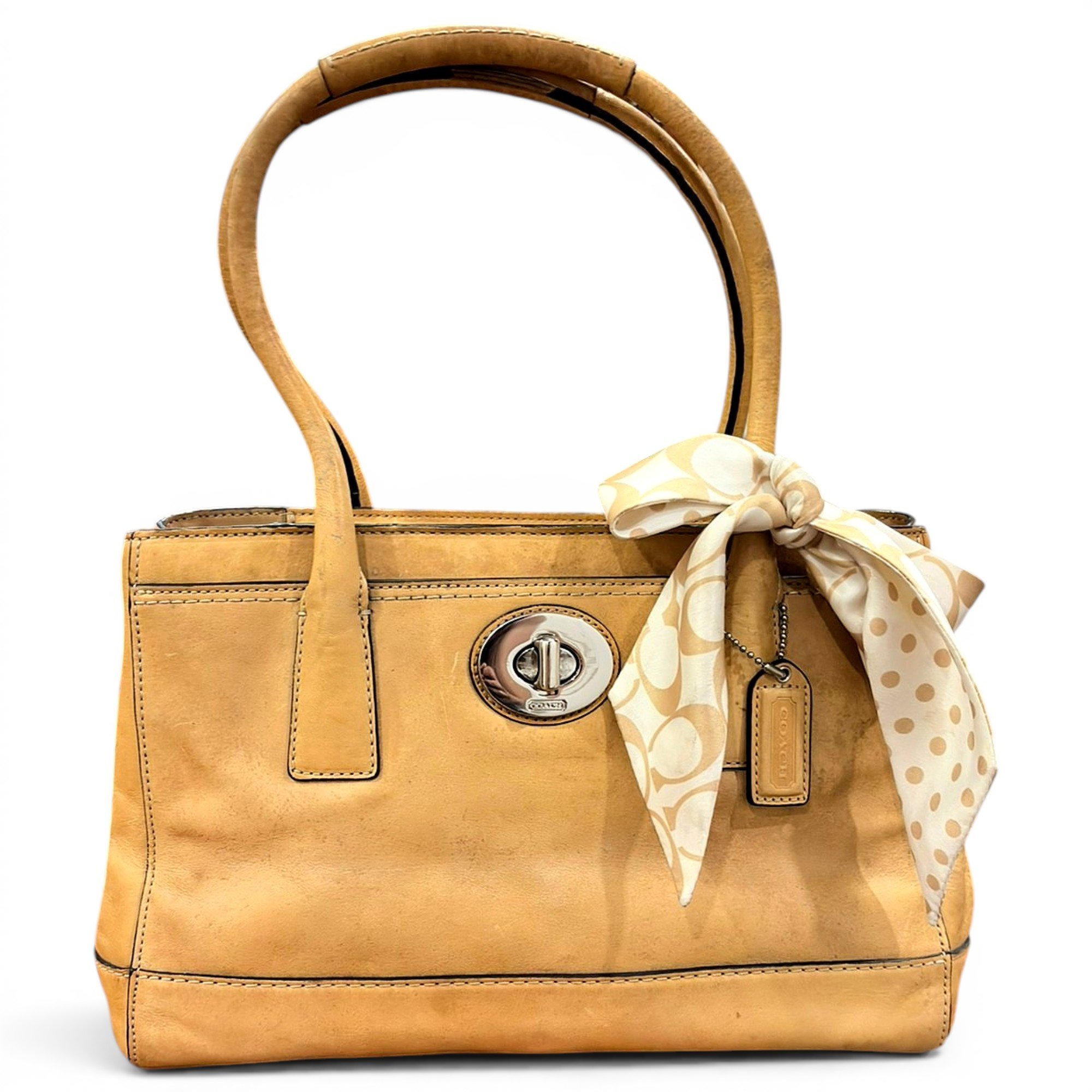 Leather handbag