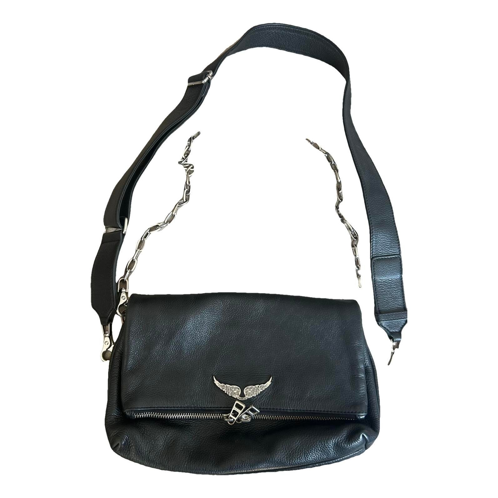 Leather crossbody bag