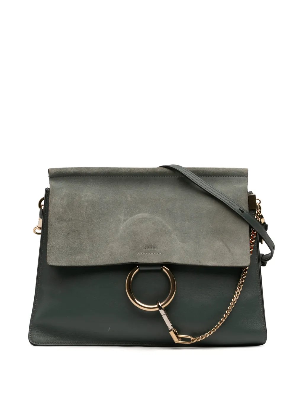 Chloe 2017 Medium Calfskin and Suede Faye crossbody bag