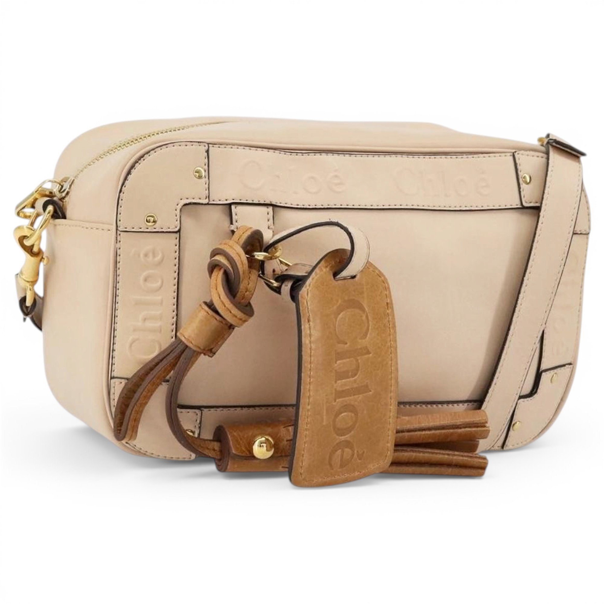 C leather handbag