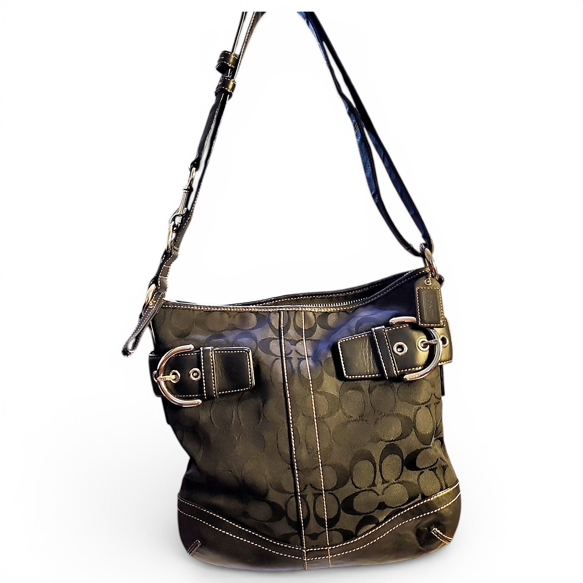Leather handbag