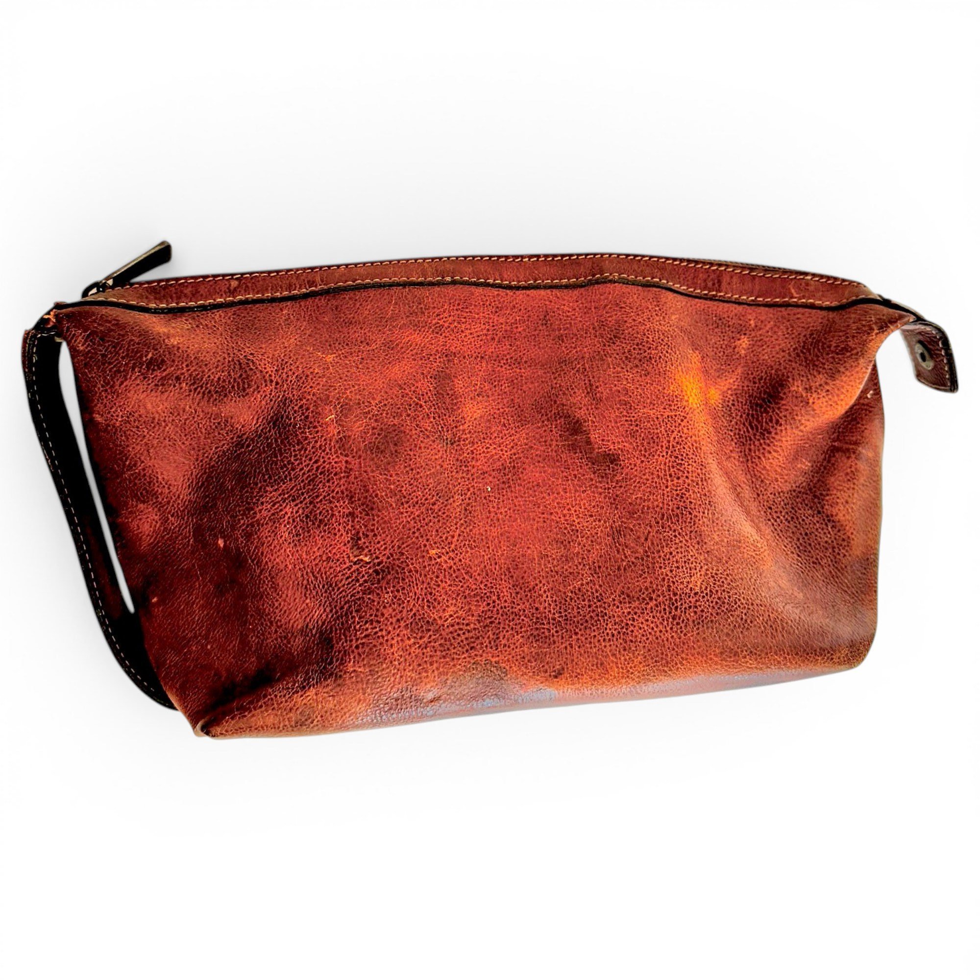 Leather vanity case