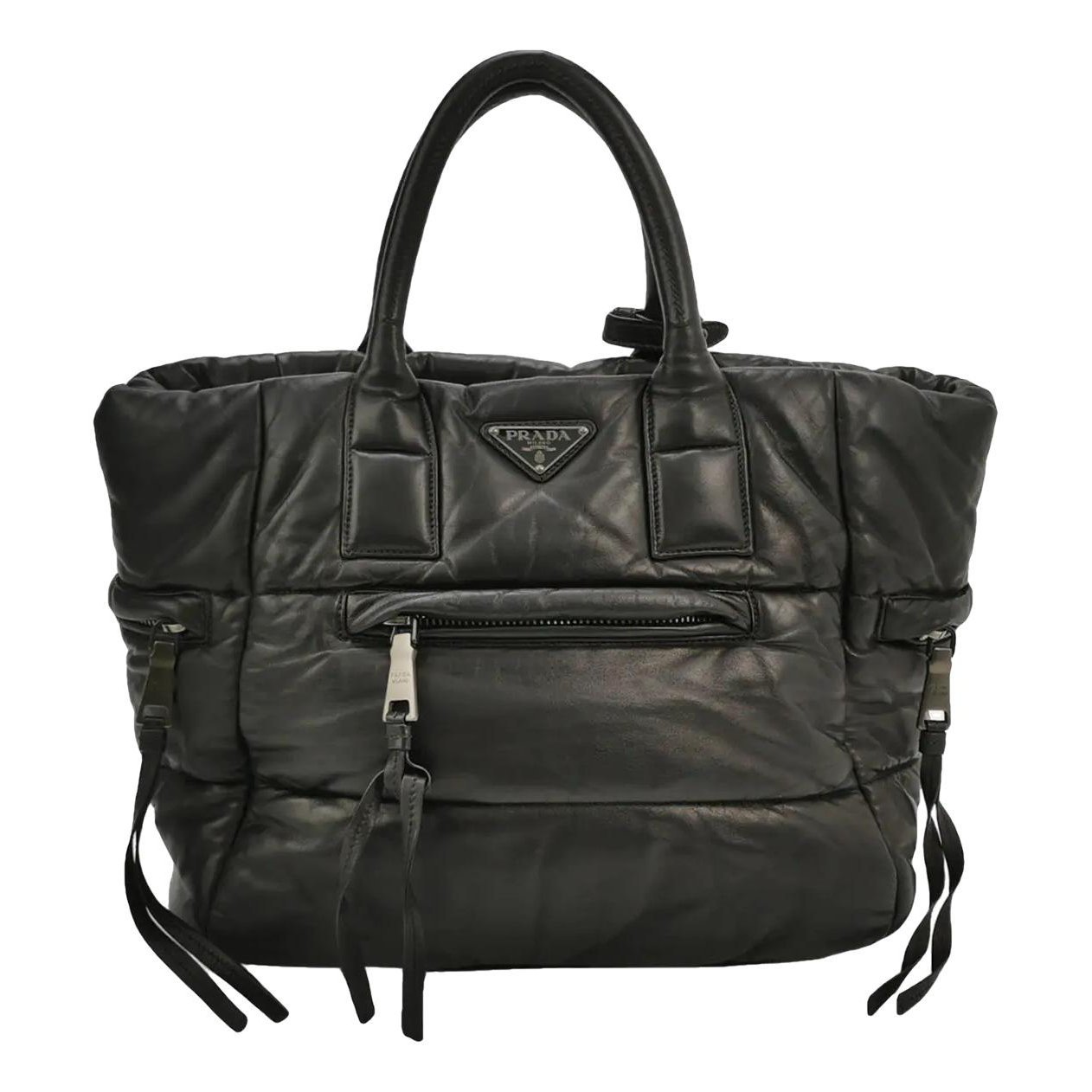 Leather tote