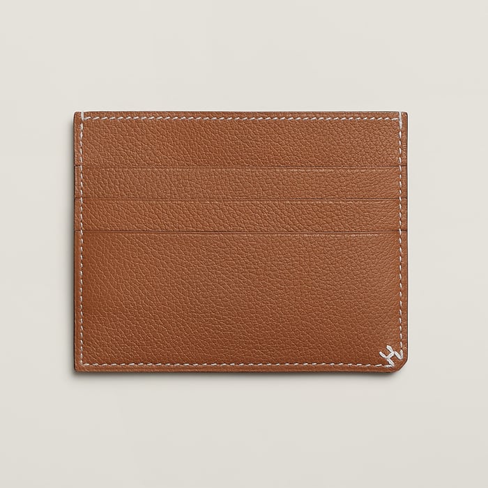 Caramel H Sellier Card Holder