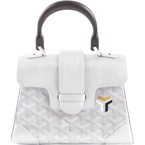 Goyard Saïgon leather handbag