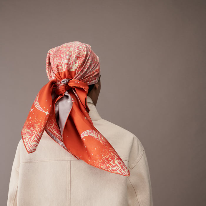 Clair De Lune Double Face Scarf 90