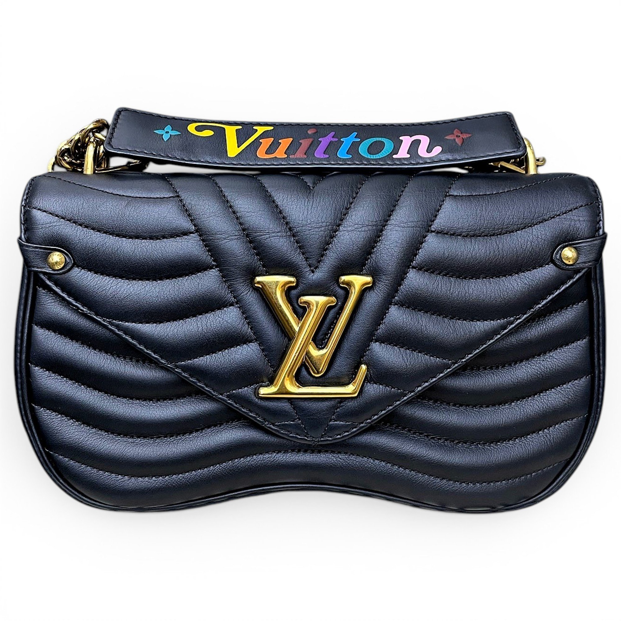 Multi-Pochette New Wave leather handbag