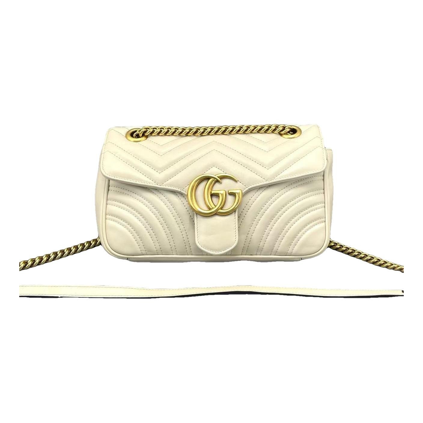 GG Marmont Flap leather handbag