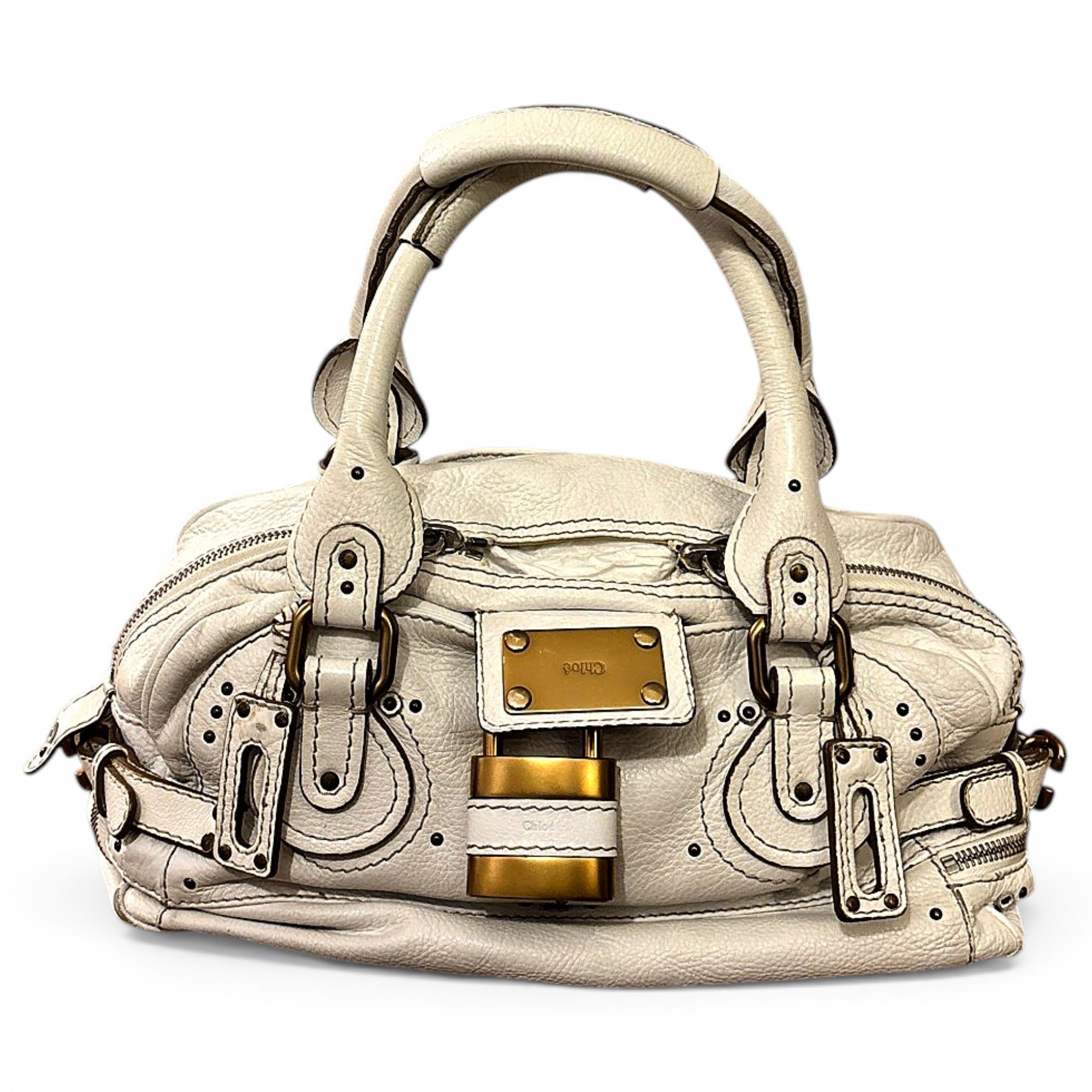 Paddington, Zip leather handbag