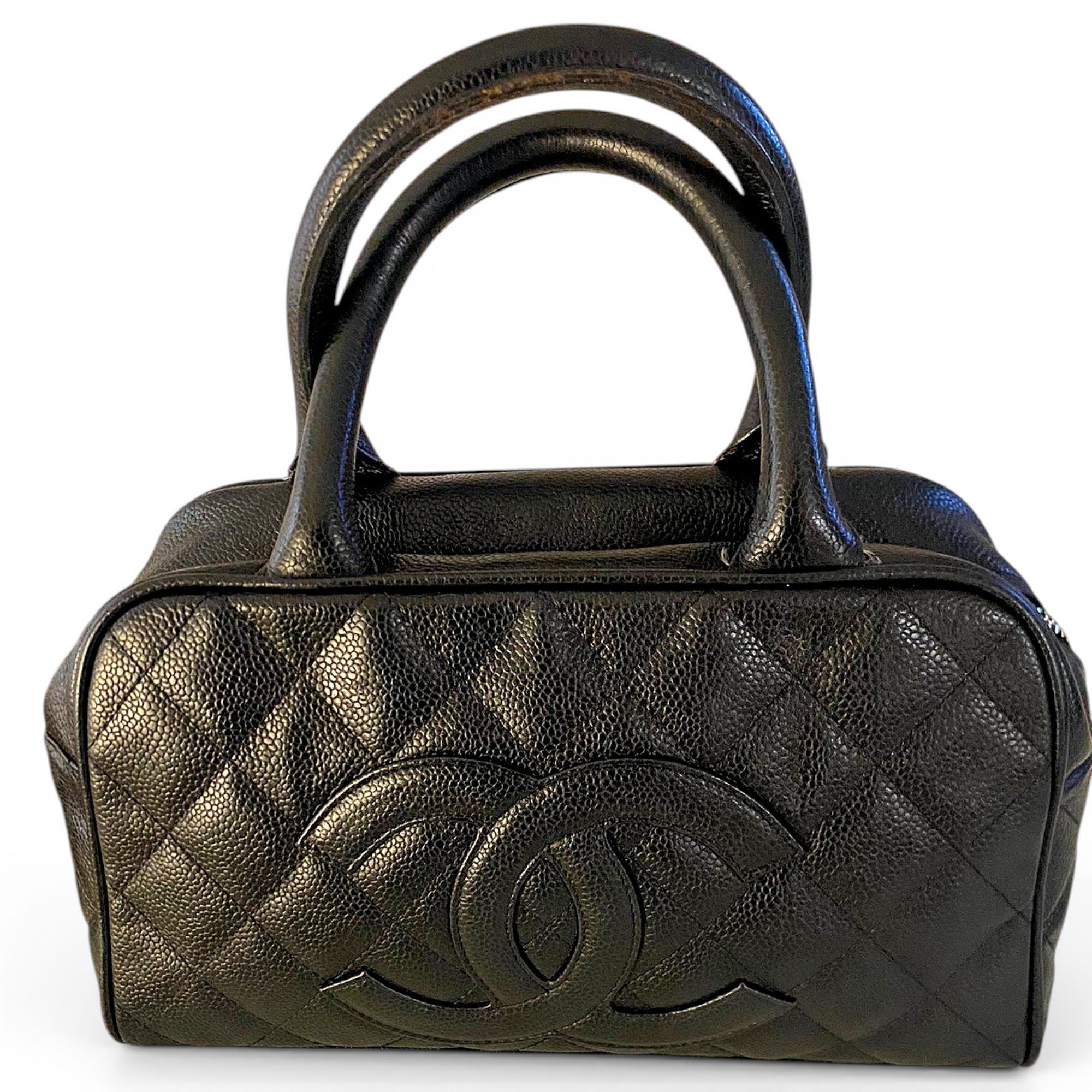 Bowling Bag leather handbag