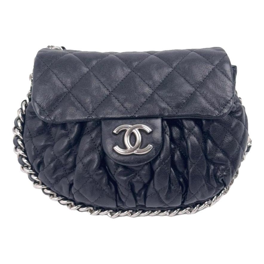 Chain Around leather crossbody bag