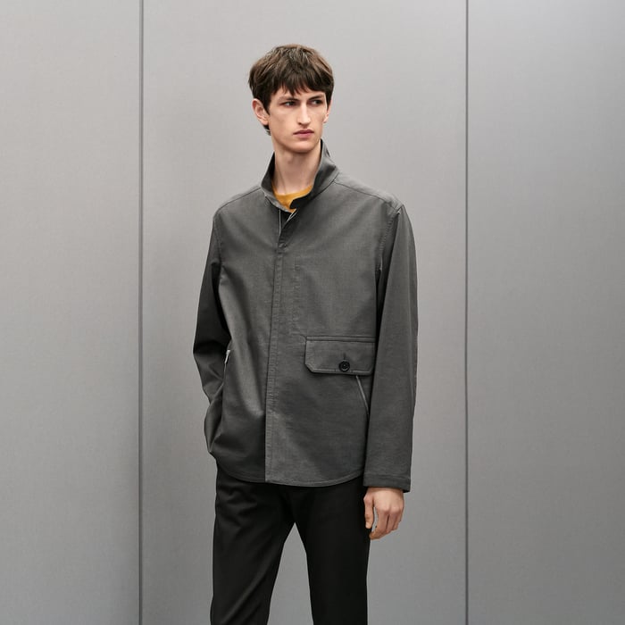 Gris Brûlé "Neo Pique" Overshirt