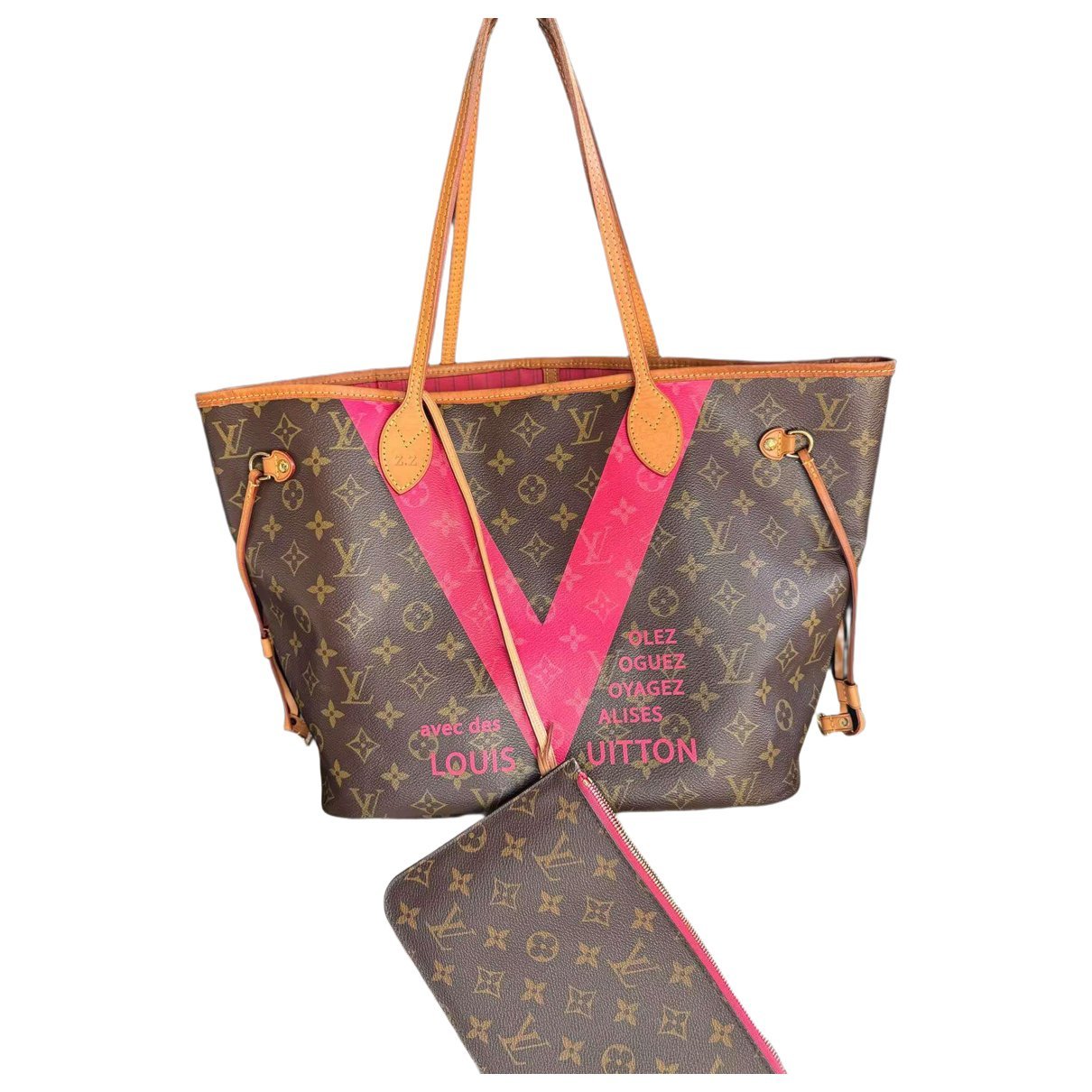 Neverfull leather handbag