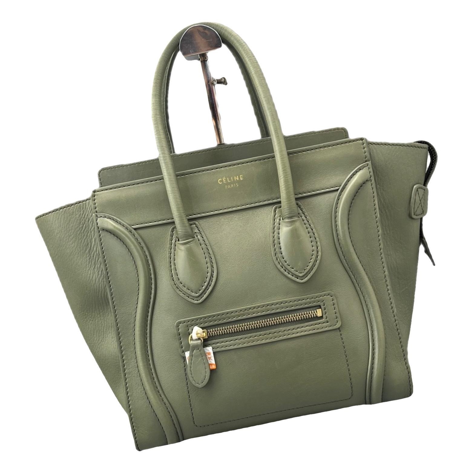 Luggage leather handbag