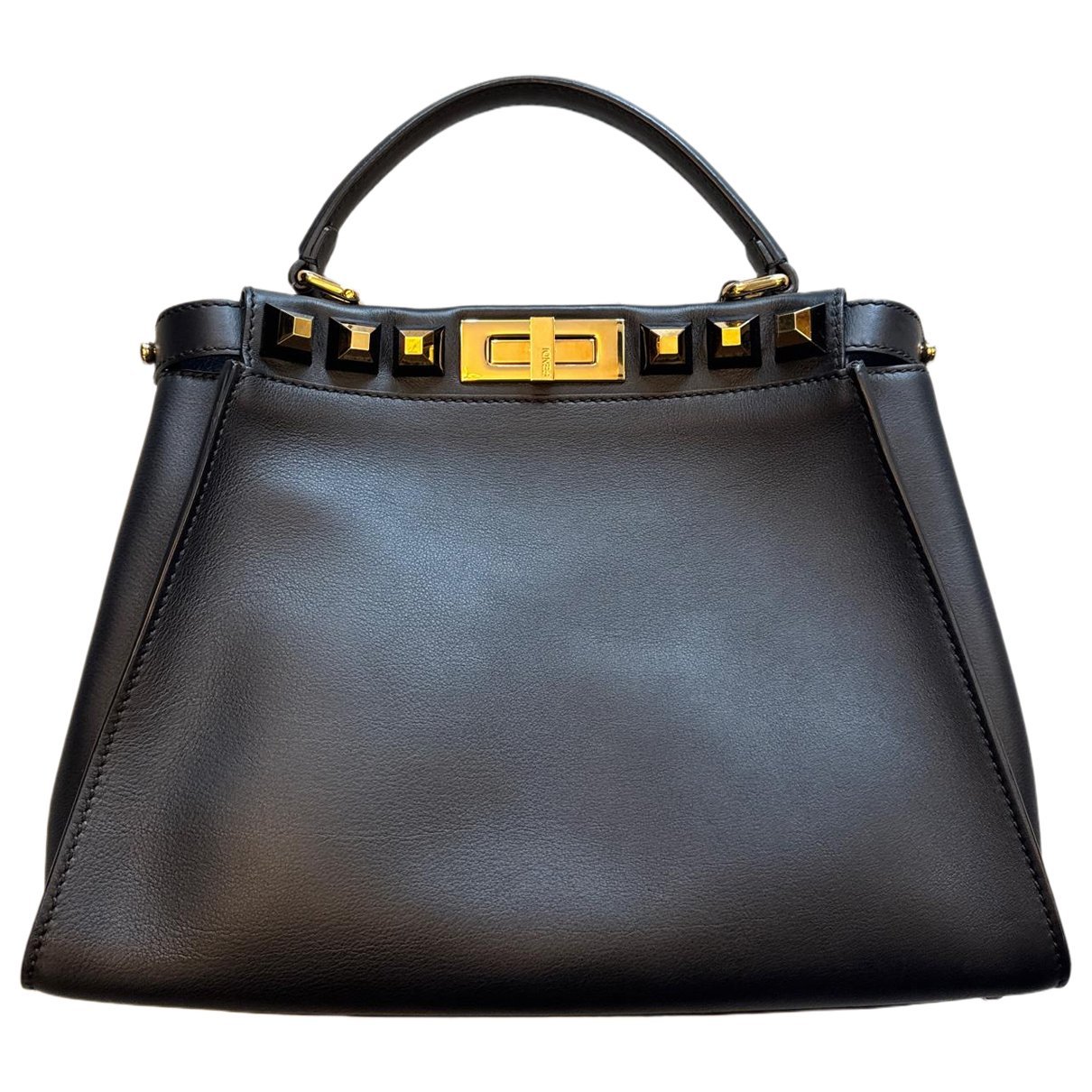 Peekaboo leather handbag