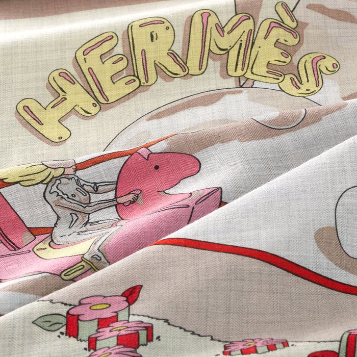 Hermès Locomotion Shawl 140