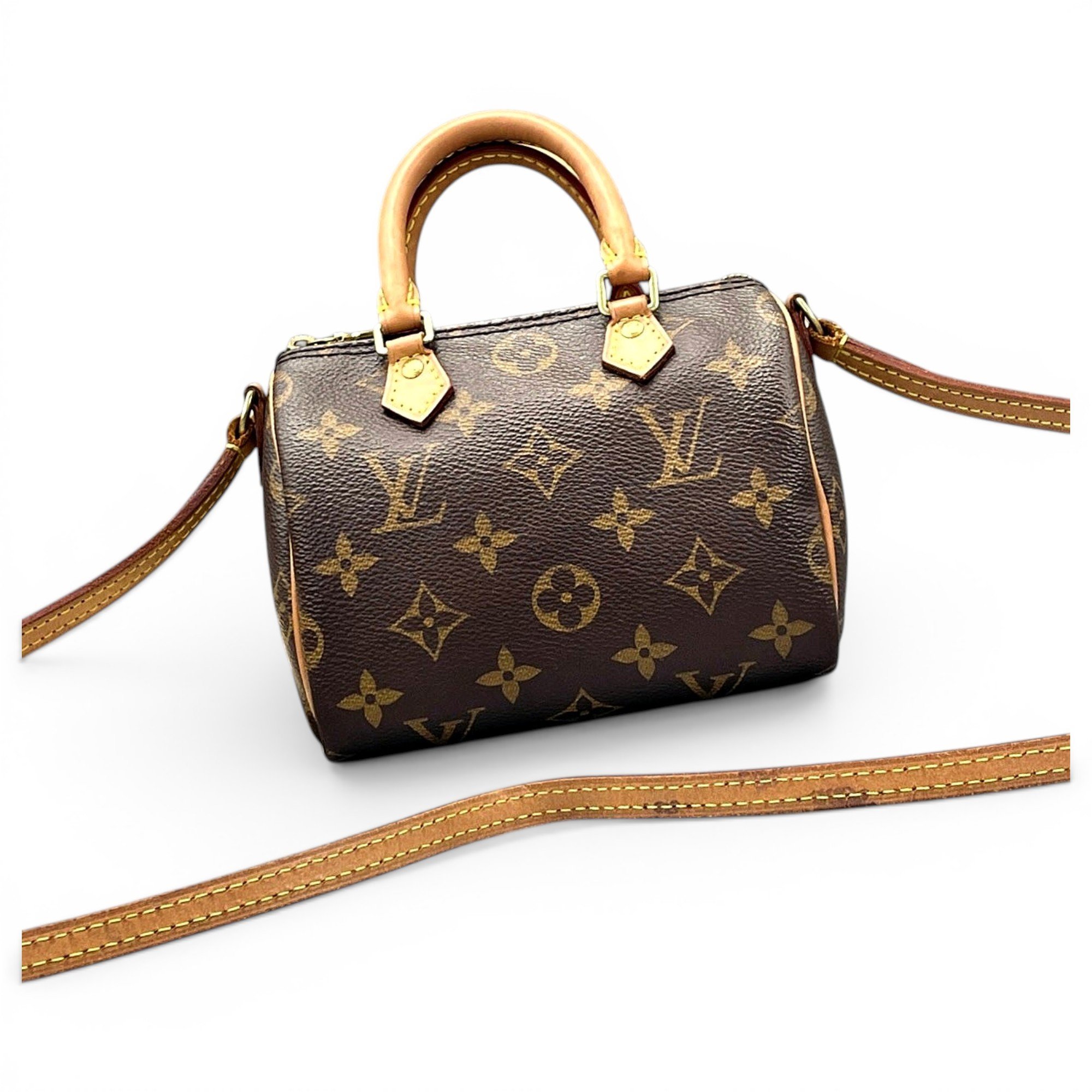 Nano Speedy / Mini HL leather handbag