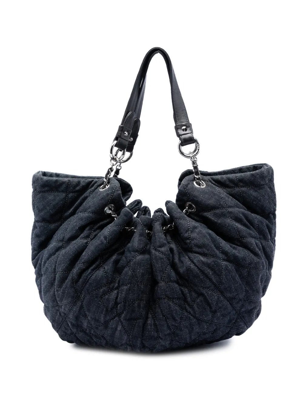 2008-2009 Quilted Denim Stretch Spirit Cabas tote bag