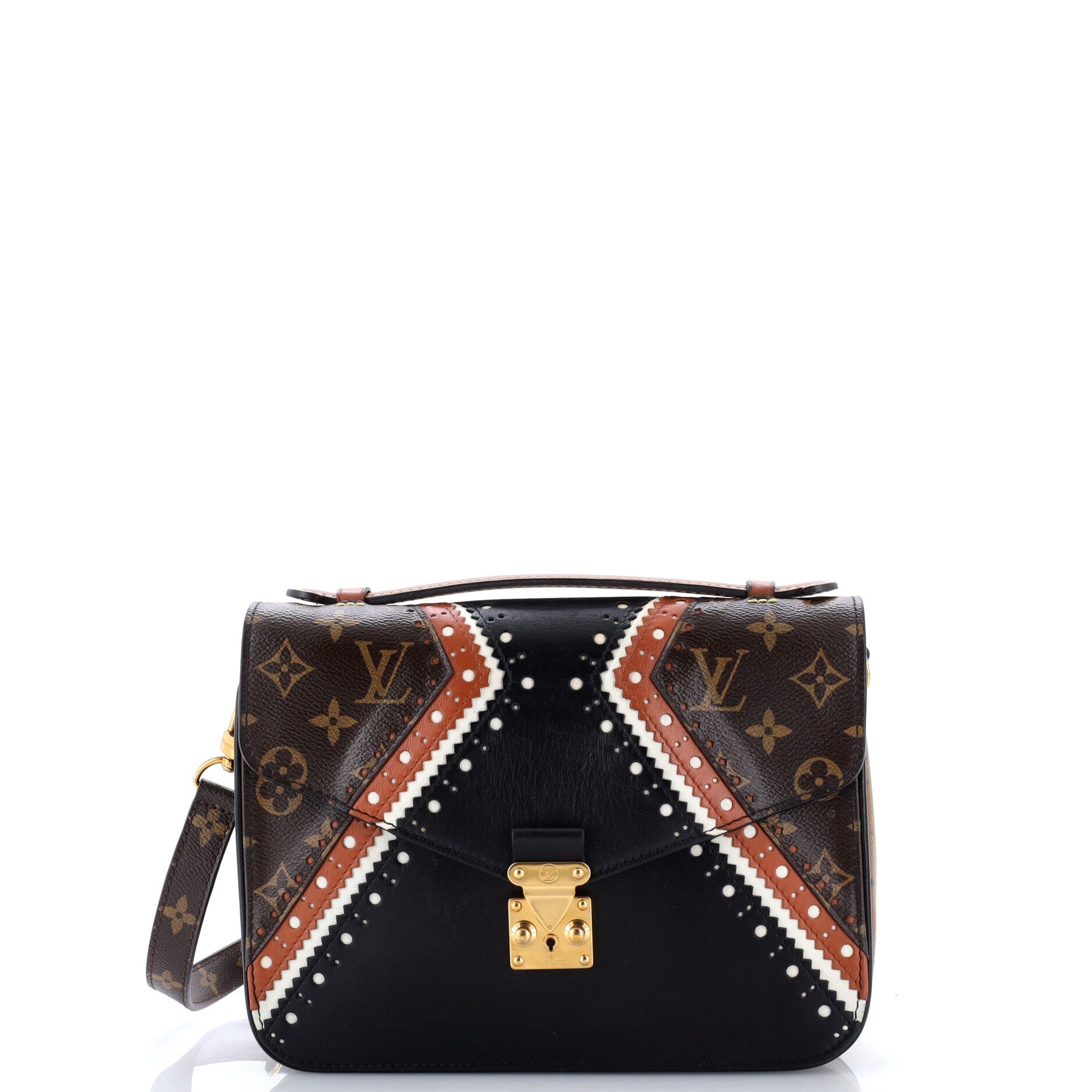 Pochette Metis Limited Edition Brogue Reverse Monogram Canvas and Leather