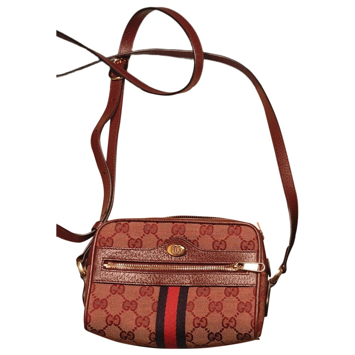 Ophidia leather crossbody bag