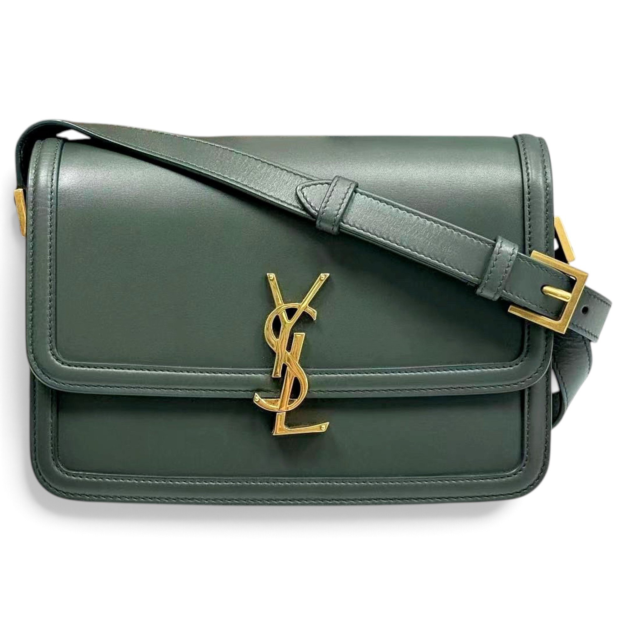 Solférino leather handbag