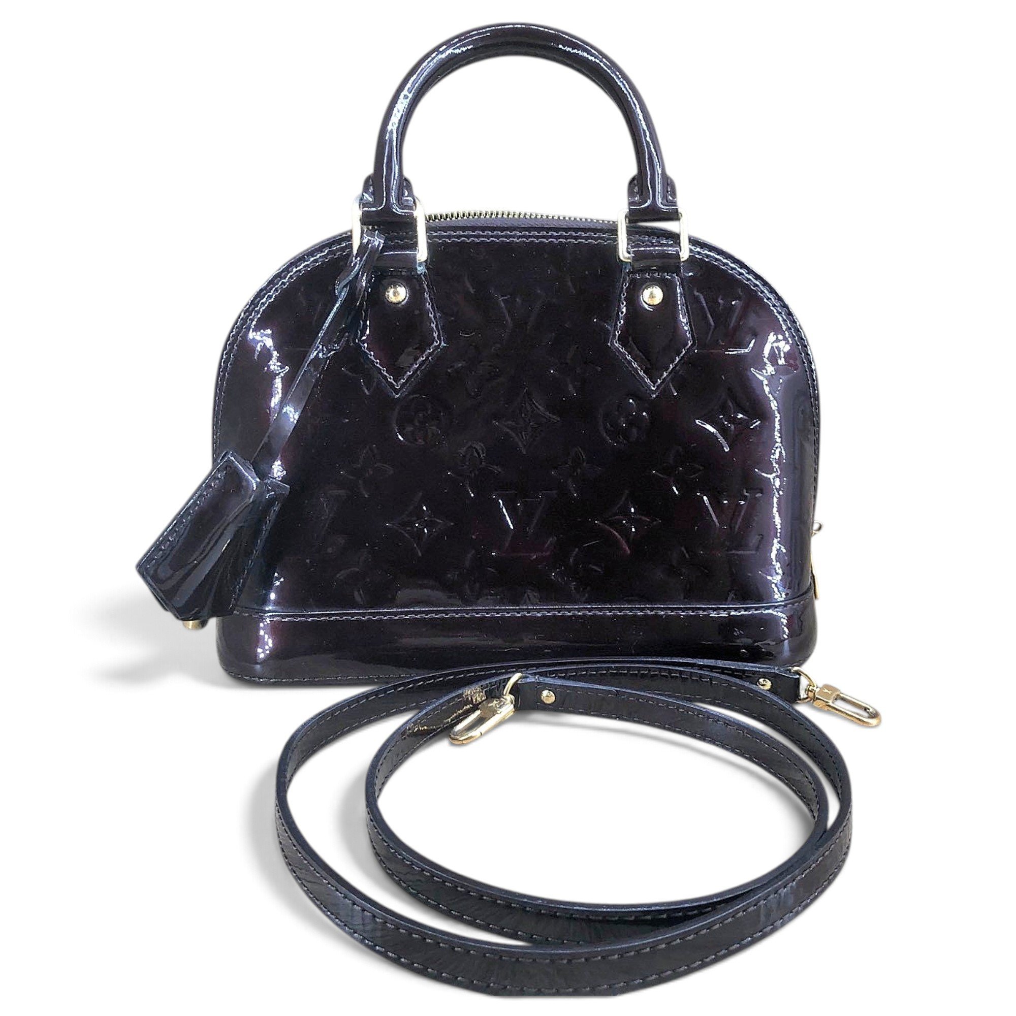 Alma BB patent leather crossbody bag