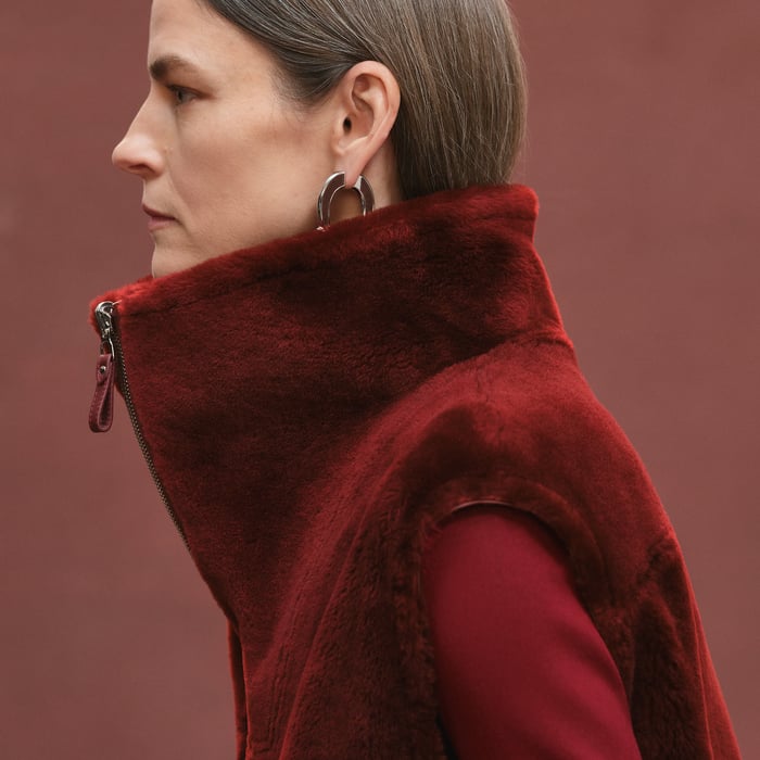 Rouge H Reversible Sleeveless Jacket