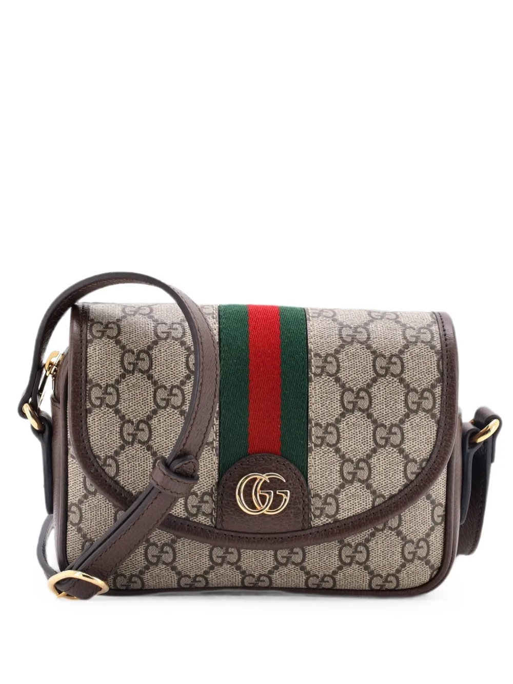 Ophidia Flap Shoulder Bag GG Coated Canvas Mini crossbody bag