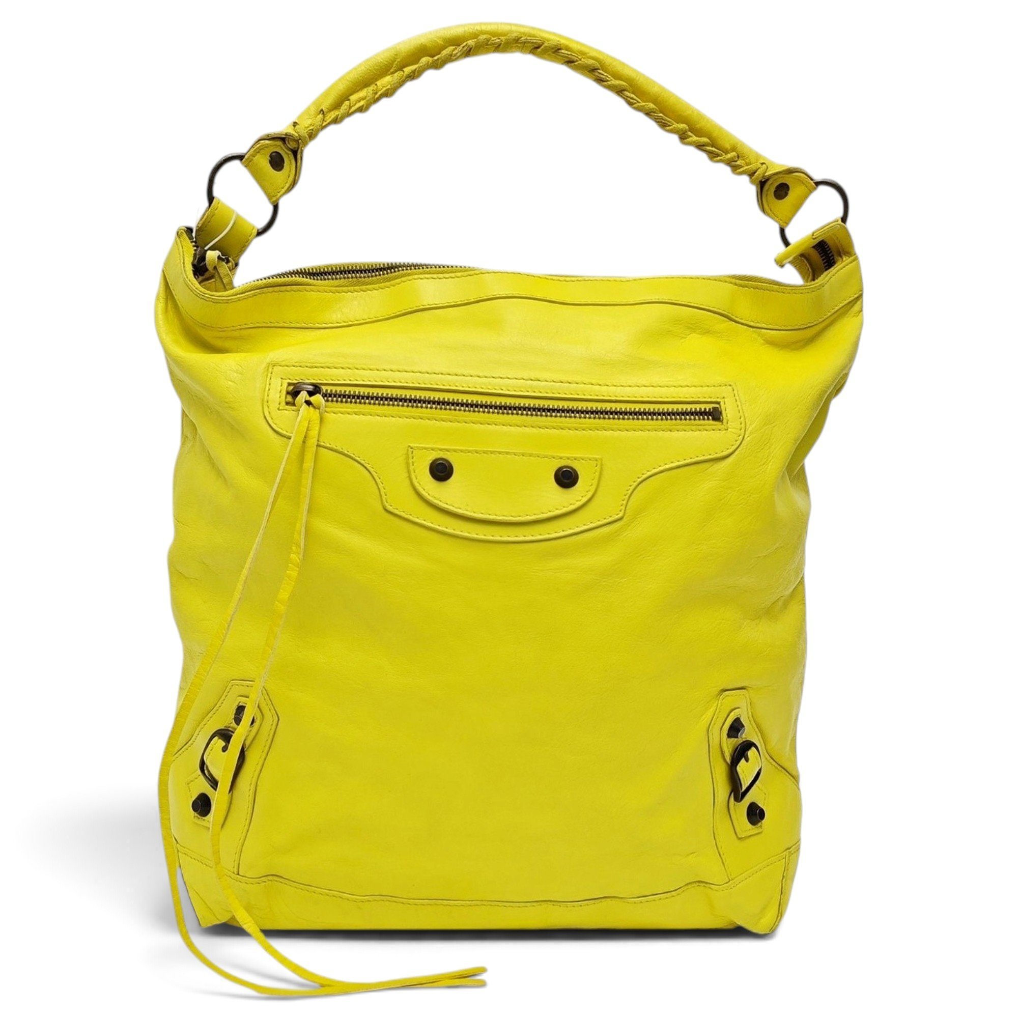 Leather handbag