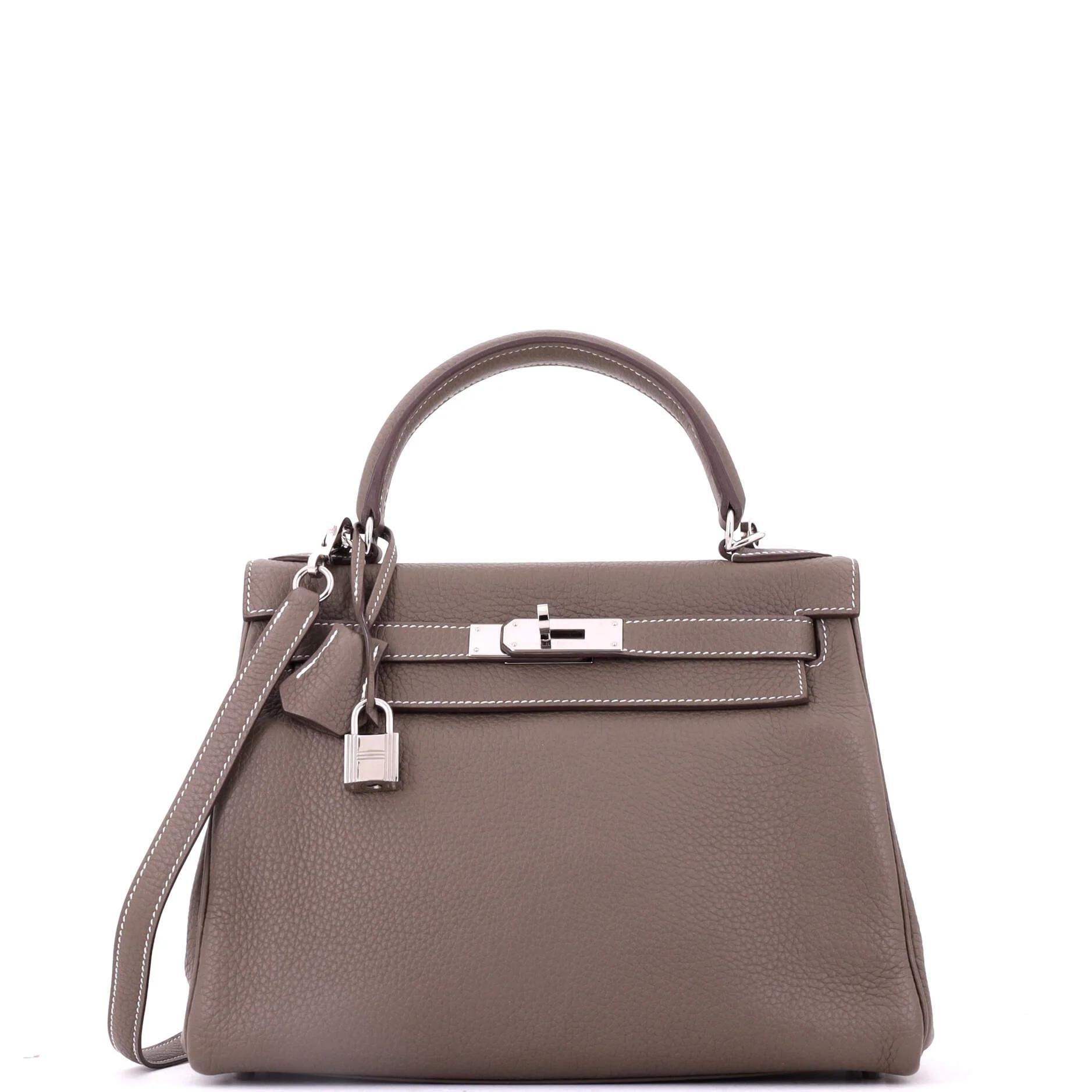 Kelly 28 leather handbag