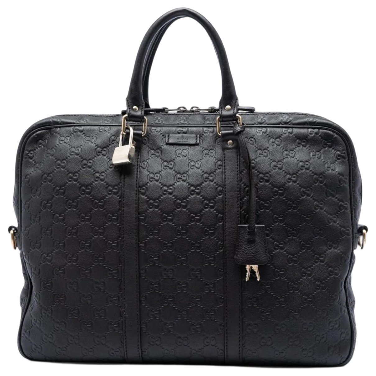 Gucci B leather bag