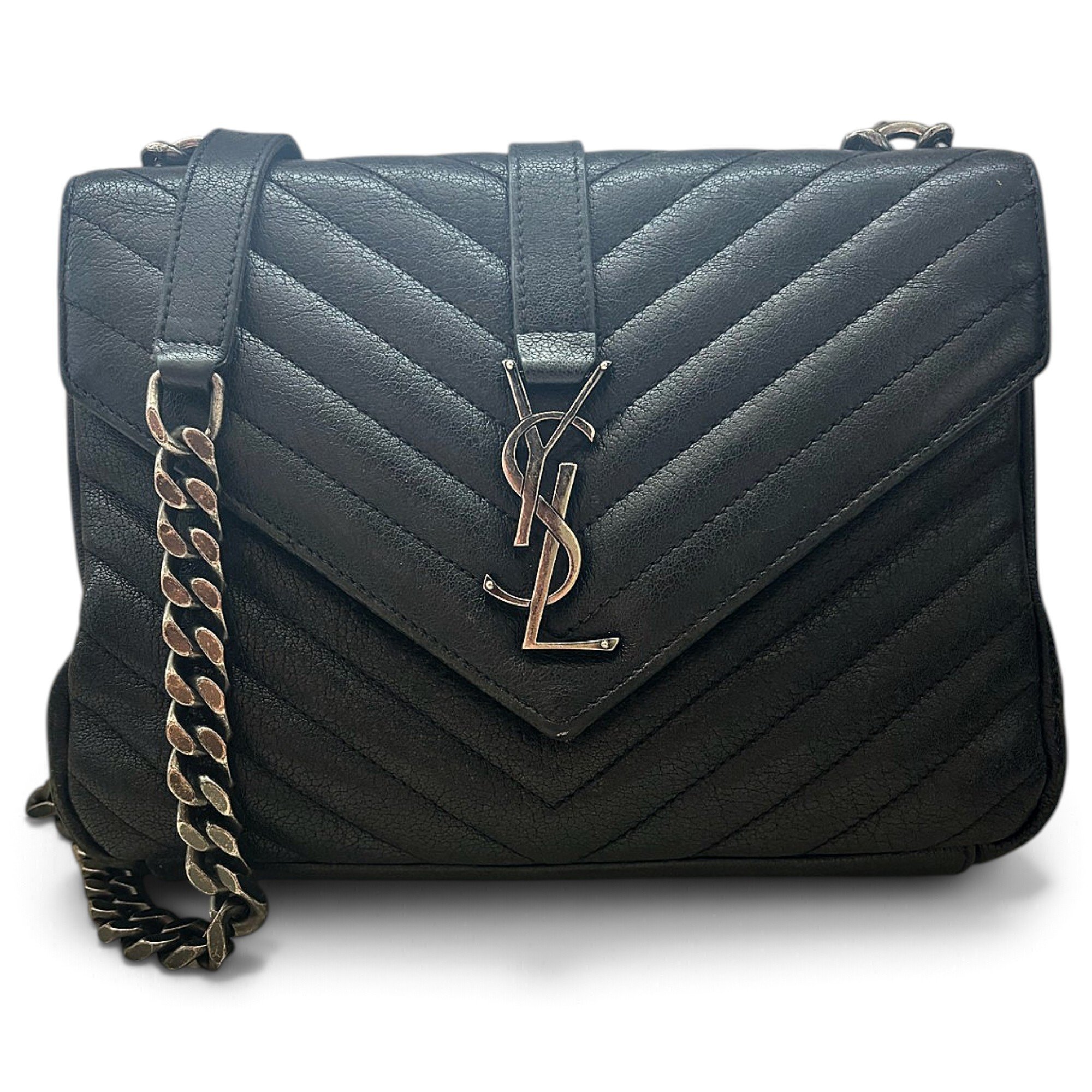 Collége monogramme leather handbag