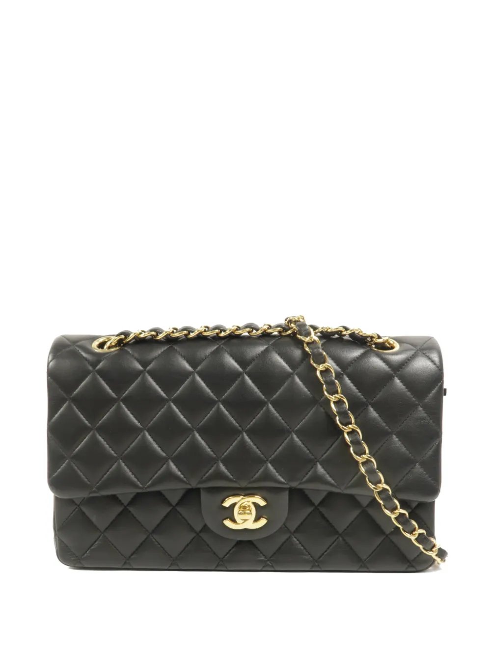 25 Classic Flap quilted CC turn-lock shoulder bag