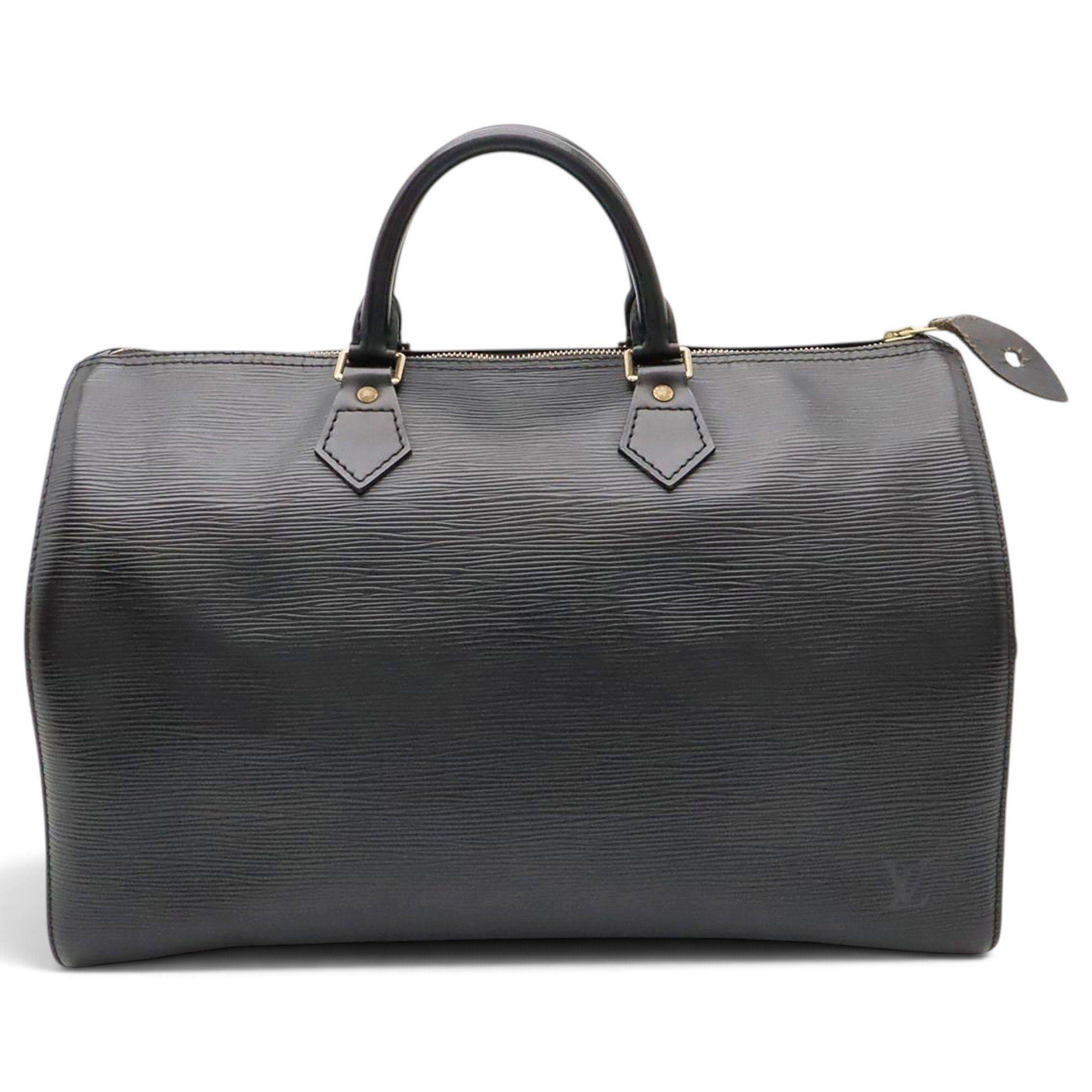 Leather travel bag