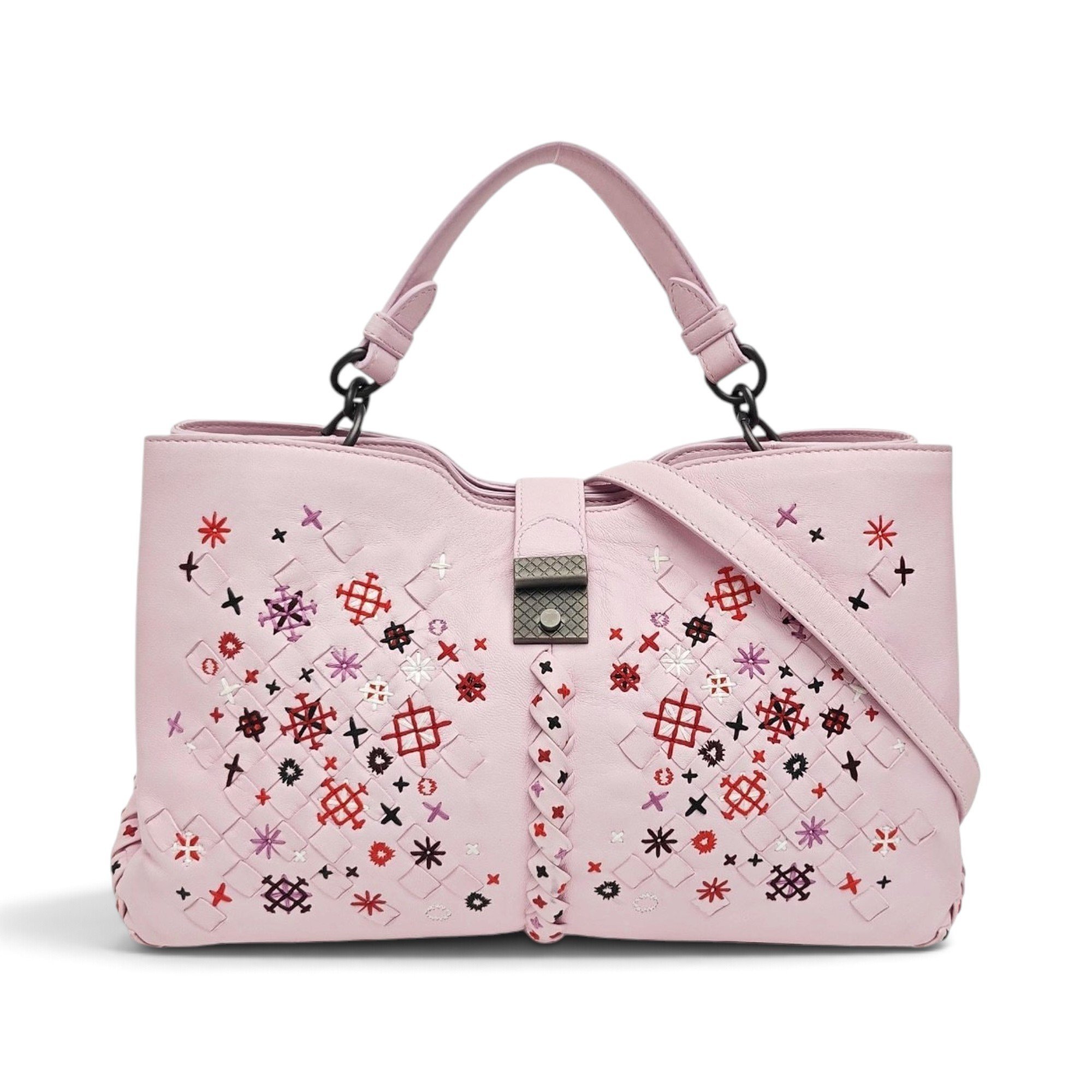 Bottega Veneta Roma leather handbag