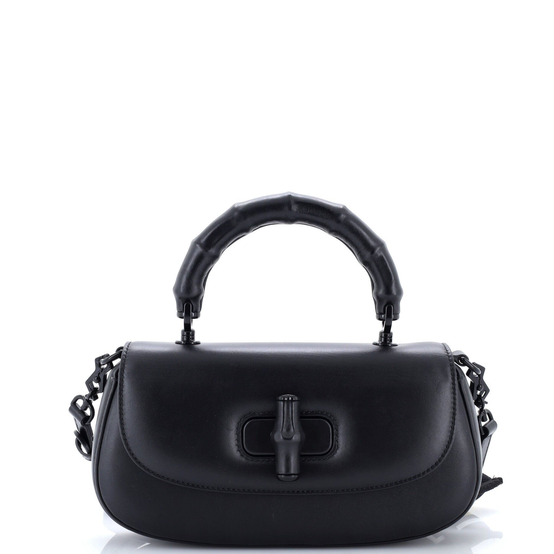 Bamboo Diva Top Handle Bag Leather Medium